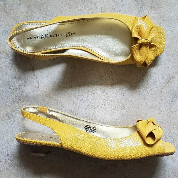 anne klein yellow shoes
